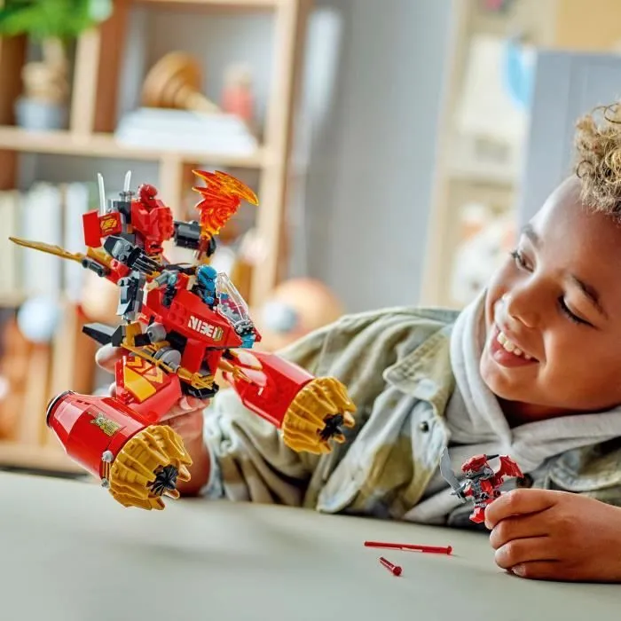 LEGO NINJAGO 71830 La moto tempête du robot de Kai - Jouet de construction pour garçon-4