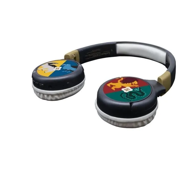 HARRY POTTER - Casque 2 en 1 Bluetooth® - Filaire confortable et pliable pour enfants avec limitation de son - LEXIBOOK-1