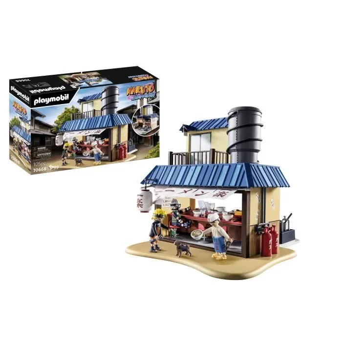 PLAYMOBIL - 70668 - Restaurant Ramen Ichiraku - Naruto - 105 pièces-2