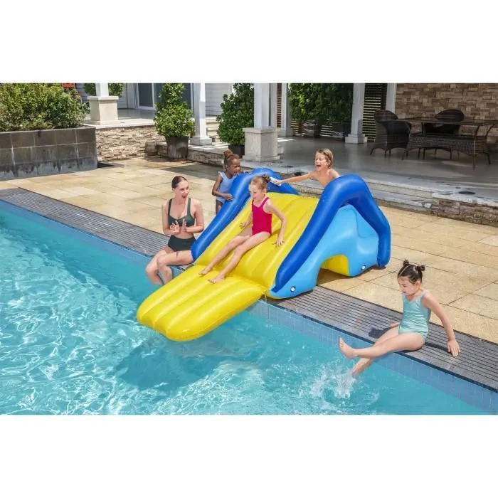 Toboggan gonflable géant - BESTWAY - 52453 - 247 x 124 x 100 cm - 3 ans et + - 75 kg-2