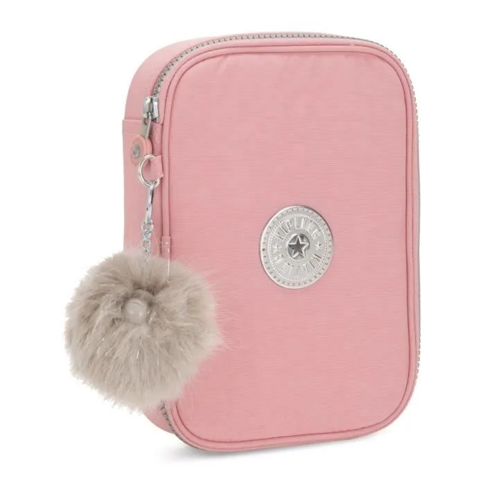 Trousse à crayons - KIPLING - Back To School 100 Pens Pencase L - Rose - 22x16x5 cm - Zippée-1