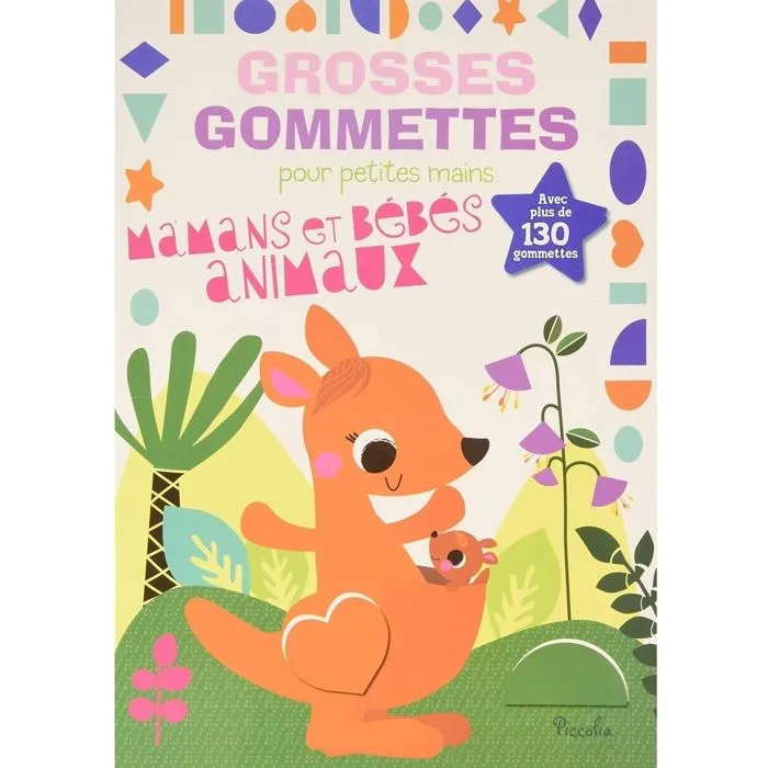 Piccolia - Grosses gommettes Mamans et bébés animaux - DAPHNE-0