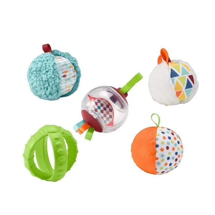 FISHER-PRICE Balles d'Éveil 5 Sens - 3 mois et +-1
