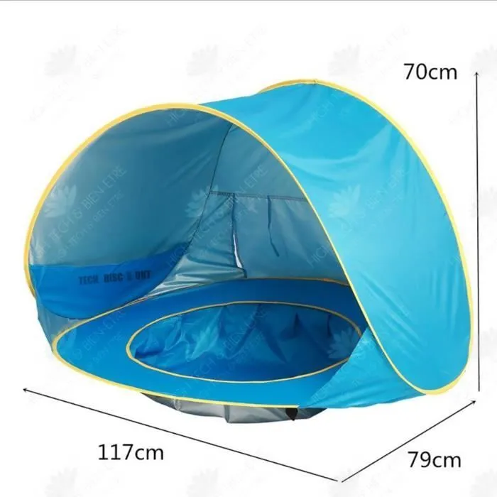 Tente de plage pour bébé anti-UV pliable avec stockage et ouverture rapide - HTBE®-1