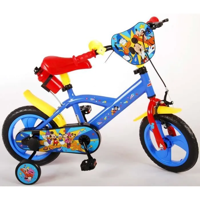 Vélo pour enfants Disney Mickey - 12 pouces - Rouge / Bleu - Go-getter-2