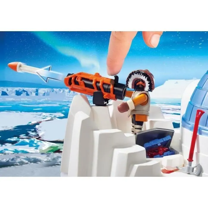PLAYMOBIL 9055 - Quartier Général des Explorateurs Polaires - Action - Les Explorateurs Polaires-3