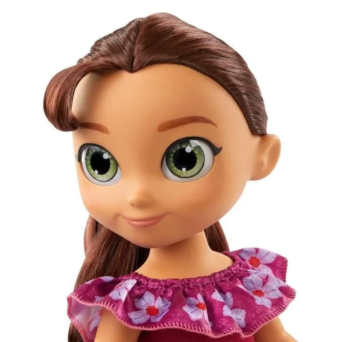 Poupée Grande Lucky - SPIRIT - MATTEL - 36 cm - Robe à épaules dénudées ornée de volants et de jolies fleurs-1
