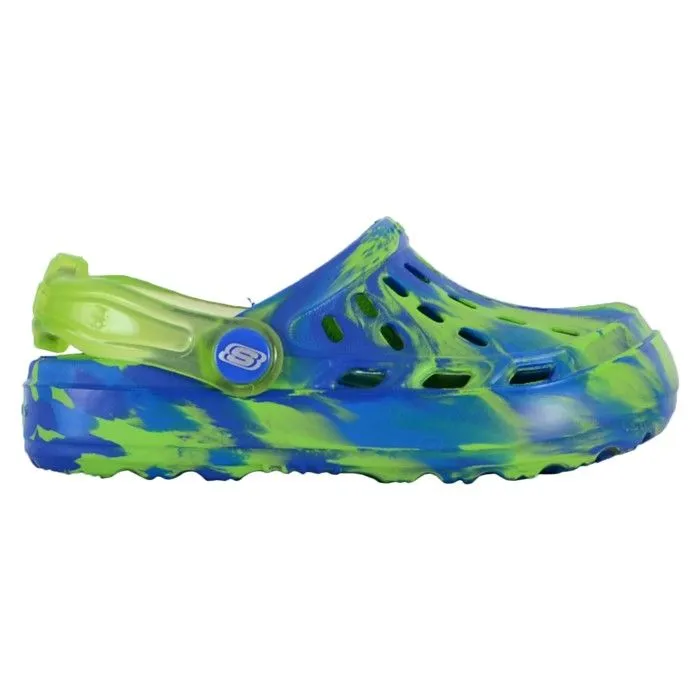 Tong - SKECHERS - 117945 - Bleu - Enfant - Fille-1