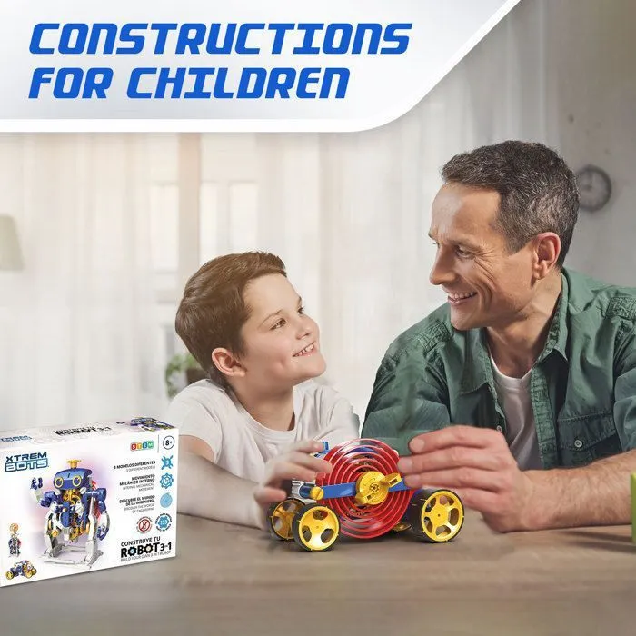 Xtrem Bots - Robot à Monter 3 en 1 |Kit robotique pour Enfants 8 Ans ou Plus-3