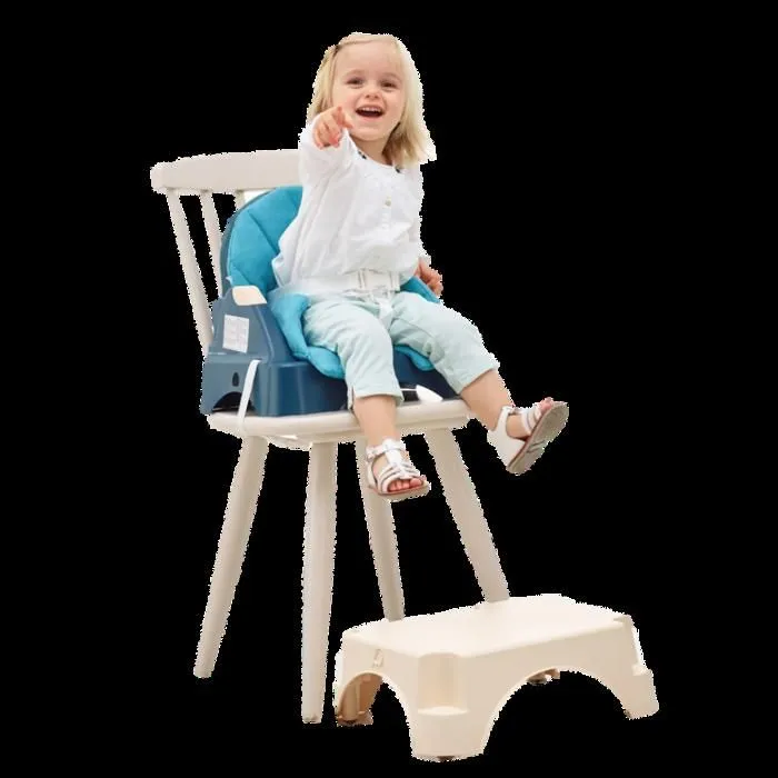 Réhausseur de chaise - oketi poketi - wooded bleu-1