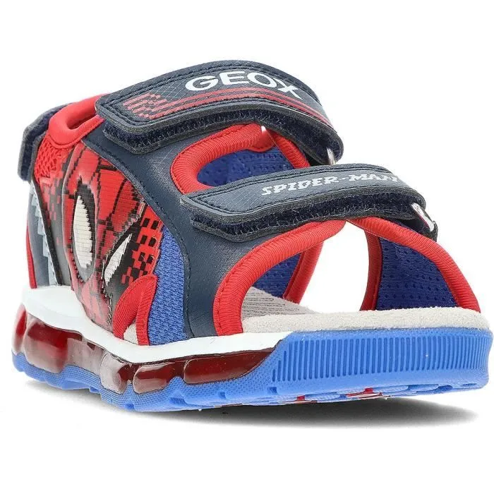 Sandales - Geox - J450QB - Spiderman - Bleu - Enfant - Scratch-1