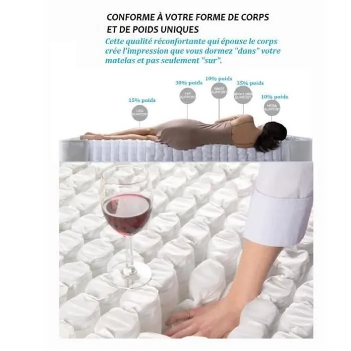Matelas TEENO en mousse 90x190 cm - Confort ferme - epaisseur 17 cm-2