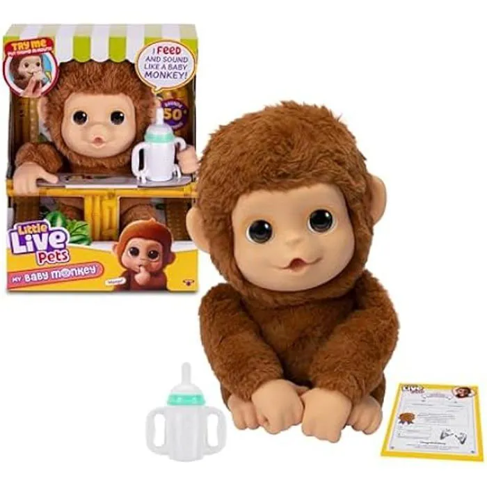 Jouet interactif - LITTLE LIVE PETS - Mango - 50 sons - Mouvement de la bouche - Pour enfants à partir de 3 ans-0