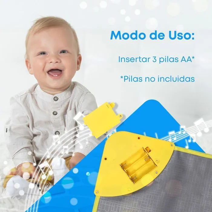 Tapis de Jeu Enfant de Piano Musical Bébé avec 8 Sons de Dysnosaures et LED,CP5926-1-4