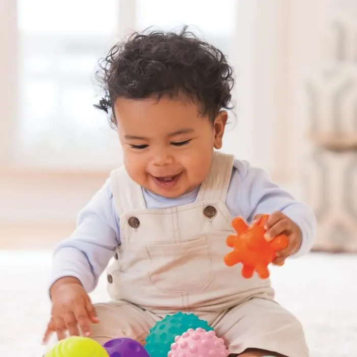 INFANTINO Set de 10 balles sensorielles multicolores-2