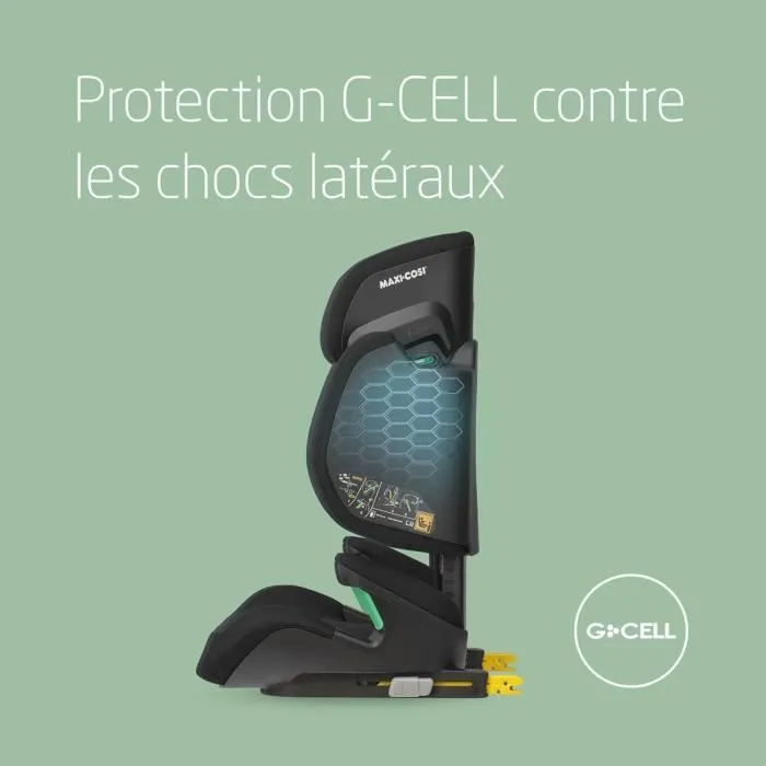 MAXI-COSI Rodifix M I-Size, Siège auto Isofix Groupe 2/3, Rehausseur voiture, Evolutif, de 15 à 36kg, de 3,5 à 12 ans, Basic Black-2
