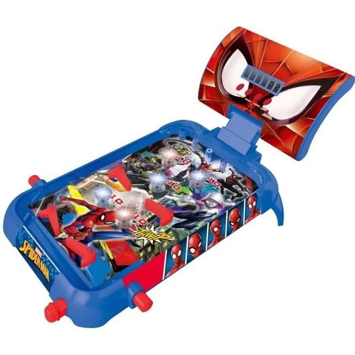 Flipper Électronique Spider-Man - LEXIBOOK - Effets lumineux et sonores-0