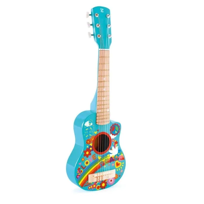 Mini-Guitare Flower Power-2