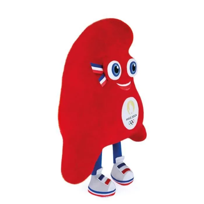 Mascotte Jeux Olympiques Paris 2024 - DOUDOU ET COMPAGNIE - multicolore - 35 cm - Peluche à câliner-1