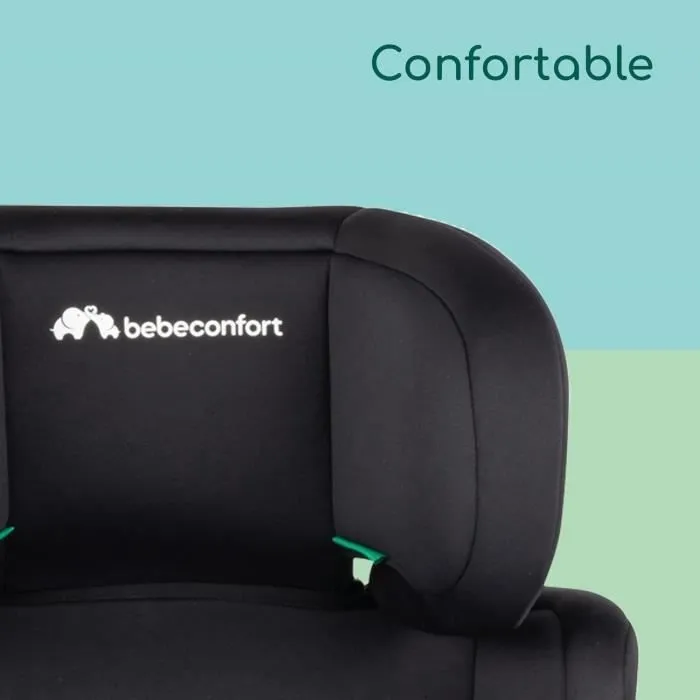 BEBECONFORT Siège auto ROAD SAFE i-Size, Groupe 2/3, Réhausseur ceinturé, de 3,5 à 12 ans environ, 15-36kg,100 à 150cm, Full Black-4