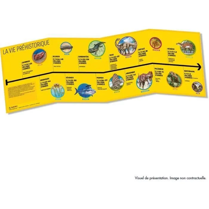 Album pour cartes à collectionner - PANINI - DINOS NATIONAL GEOGRAPHIC KIDS - PANINIPEDIA-4