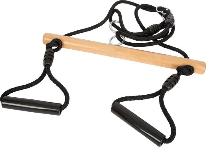 Balançoire trapèze - Small foot company - LEGLER - Anneaux de gymnastique - Bois - 100 kg max-2