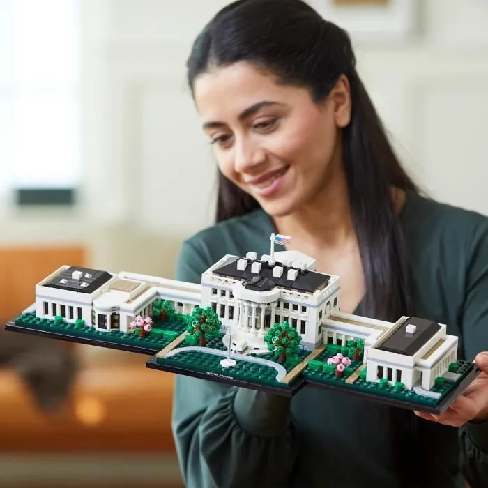 LEGO® 21054 Architecture La Maison Blanche, Ensemble de construction Landmark, Modèle de Collection et d'Exposition pour Adultes-3