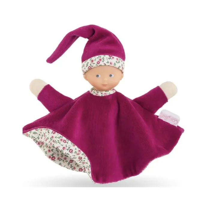 Doudou - Corolle - Tidoudou - Rose grenadine - Ultra doux - Idéal dès la naissance-1