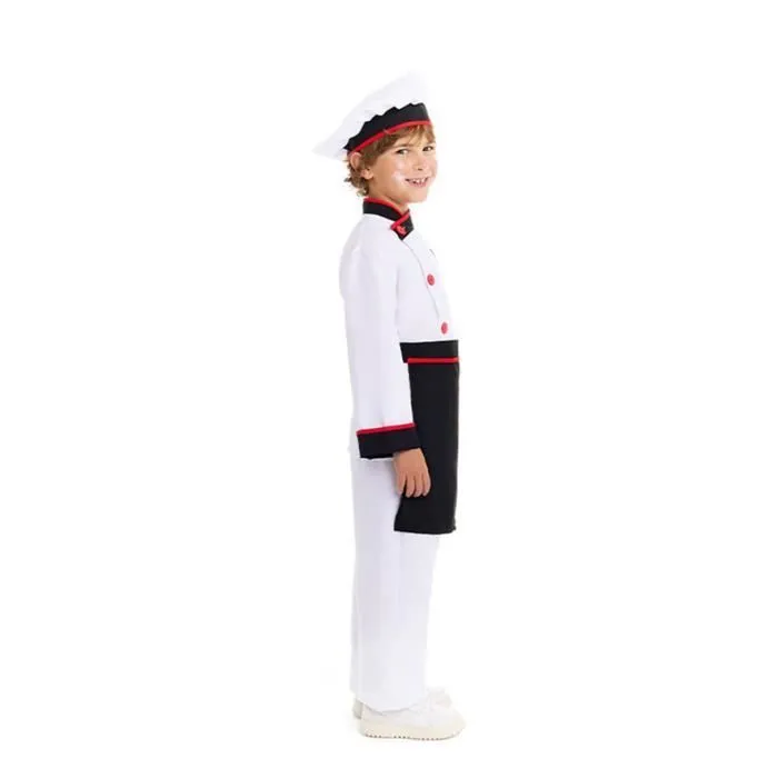 Partilandia Déguisement de chef cuisinier pour enfants (10-12 ans)-3