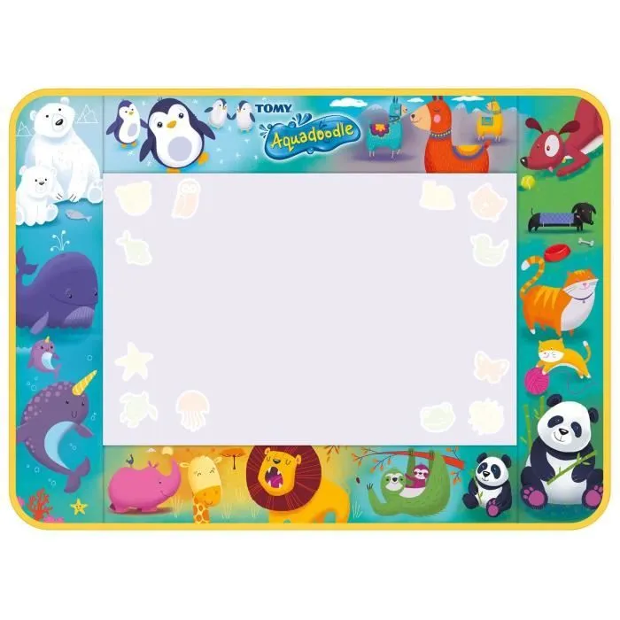 Tapis d'activités Aquadoodle - TOMY - Vehicle Adventure - Multicolore - 18 mois - 28x28x5,5cm-0
