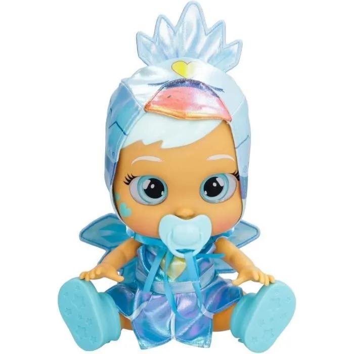 Bebeboutik Poupon Cry Babies Stars Sydney IMC TOYS Poupons a fonctions Rose Etoiles LED