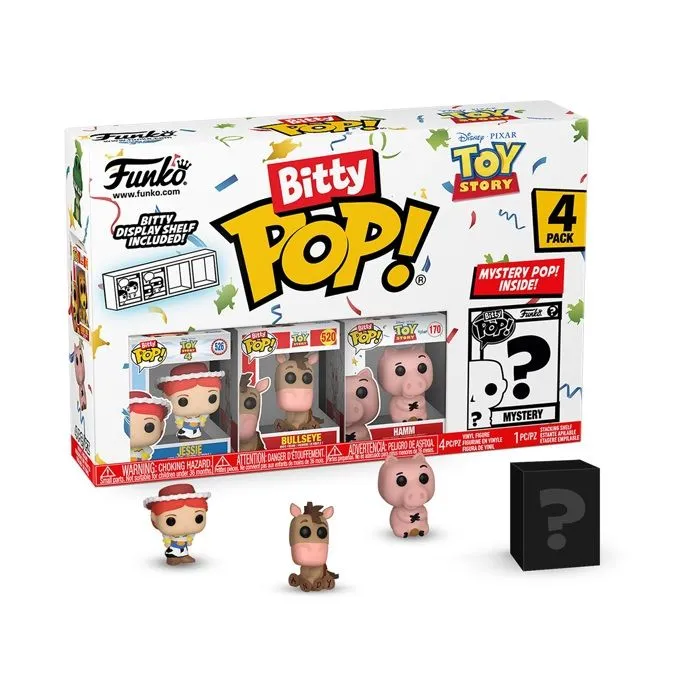 Figurines Funko Bitty Pop - Funko - Toy Story Jessie - Pack de 4 - Haute qualité - Garantie 2 ans-0