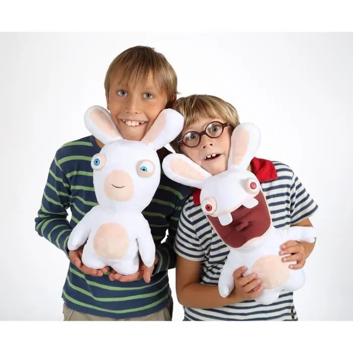 LAPINS CRETINS Peluche 40 cm-1
