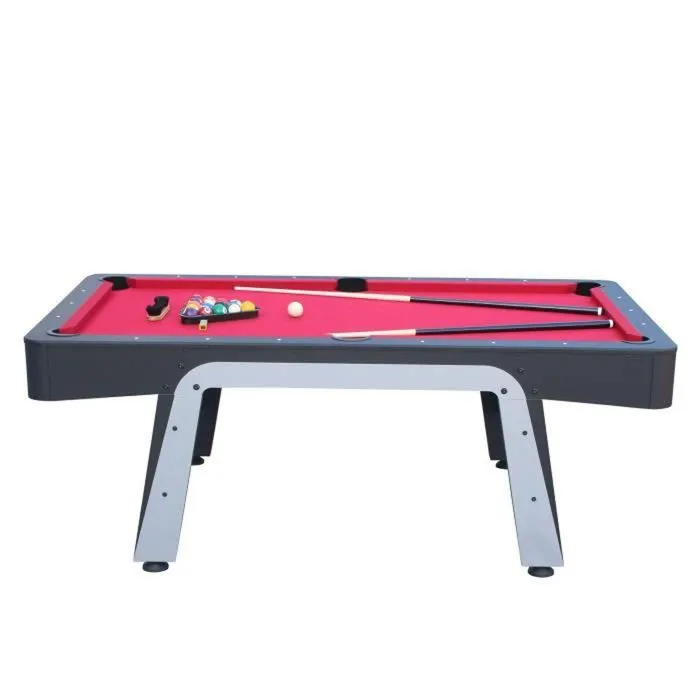 Table de Billard Arch Pro 7ft Noir/Rouge - Cougar - Pour Intérieur - Accessoires Inclus-2