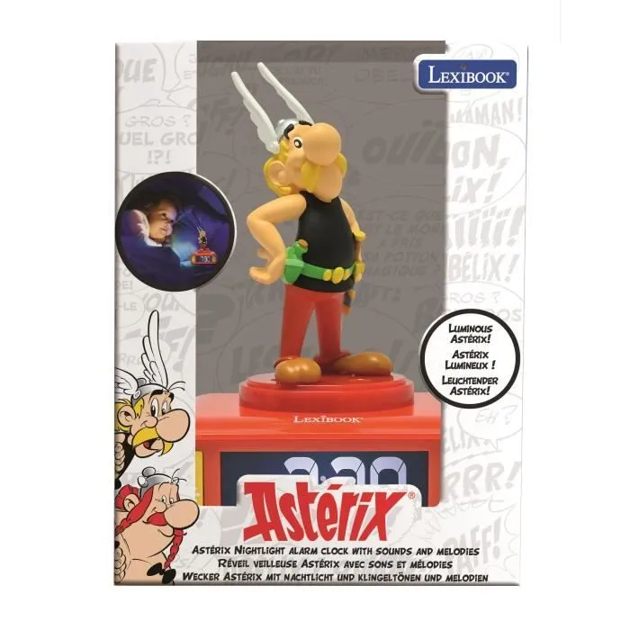 Réveil veilleuse digital LEXIBOOK - Asterix - 3D lumineux et sonore - Enfant-4