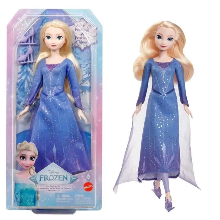 DISNEY Elsa Pouvoir de glace-La Reine des neiges : Le Festival de l’hiver - Disney Frozen - JBG53-6