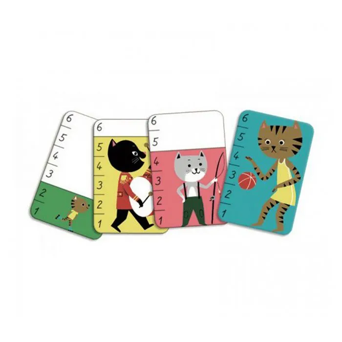 Jeu de cartes - Djeco - Bata Miaou - Multicolore - 2 joueurs ou plus - 20 min-1