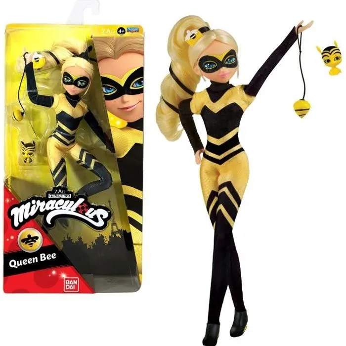 Miraculous Ladybug - Poupée mannequin 26 cm : Queen Bee - BANDAI-0