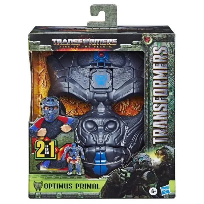 Masque convertible Optimus Primal 2 en 1 avec mode figurine de 22,5 cm, à partir de 6 ans, Transformers: Rise of the Beasts-6