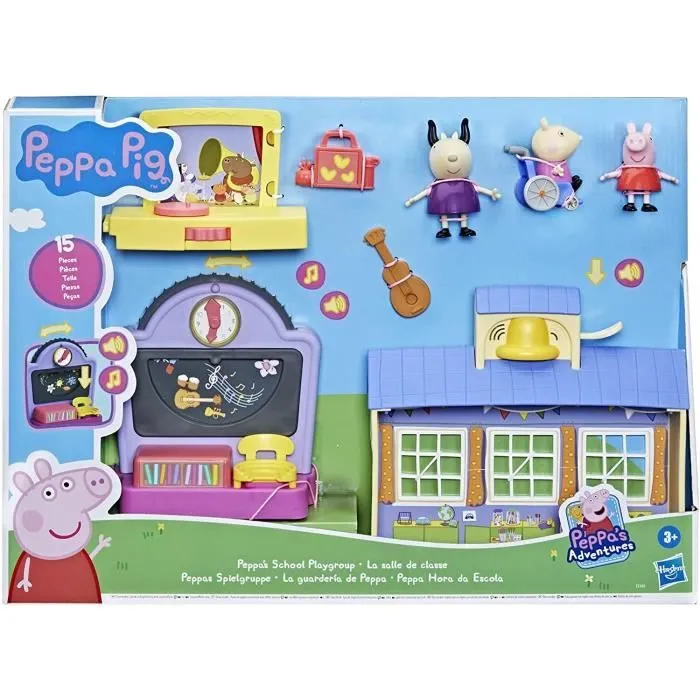 Jeu de l'école Peppa Pig - HASBRO - Scuola di Peppa Pig - Bleu - 3 ans - Enfant-0