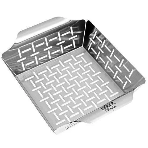 Weber 6434 Panier de Cuisson pour Légumes Acier Inoxydable-1