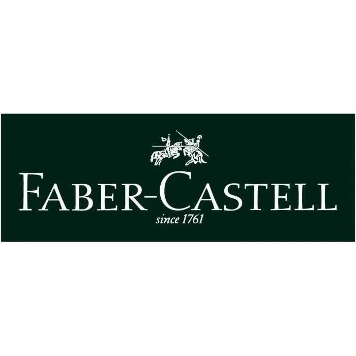 Crayons fusains - Faber-Castell - PITT - 3 pièces - Noir - Mine douce-0