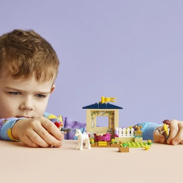 LEGO® 41696 Friends L’Écurie de Toilettage du Poney, Jouet avec Cheval pour Enfants dès 4 Ans, Inclut avec Animaux de la Ferme-4