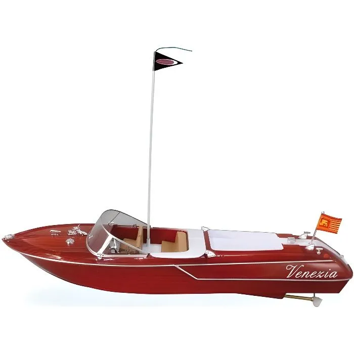 Bateau télécommandé Venezia - JAMARA - Naval - Enfant Garçon - Radiocommande illuminée en LED-0