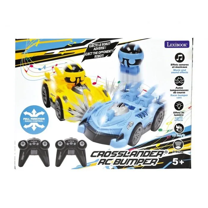 Crosslander® BUMPER – Set 2 voitures Bumper avec 2 figurines amovibles avec effets de lumières et sons-3