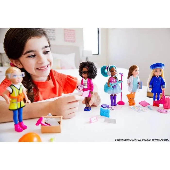 Playset Barbie - Mattel - GTN87 - Poupée Chelsea Blonde - Casque Rigide - Accessoires Inclus-2