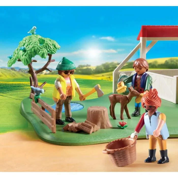 PLAYMOBIL - 70978 - My Figures: Ranch équestre - Figures - Combinez vos personnages Animaux & Nature-3