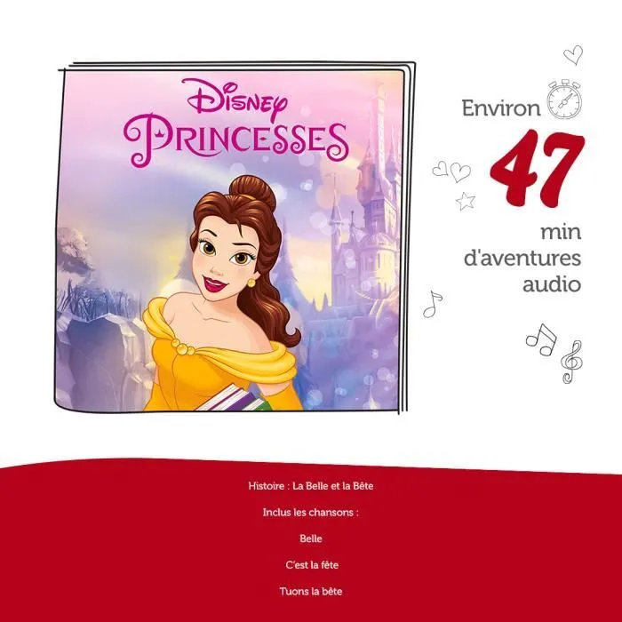 tonies® - Figurine Tonie - Disney - Belle - Figurine Audio pour Toniebox-0