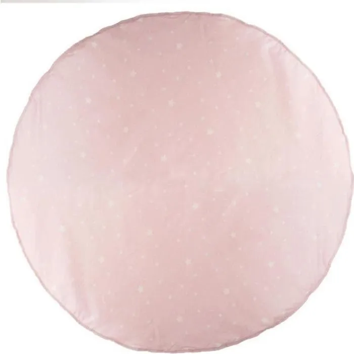 Tapis pour tipi rose - Atmosphera - D 120 cm - Synthétique - Moderne-0