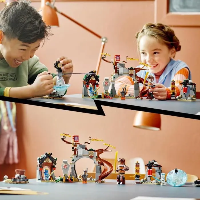 LEGO® 71764 Ninjago Le Centre D’Entraînement Ninja, Toupie Jouet Pour les Enfants Avec les Minifigures Zane & Jay-4